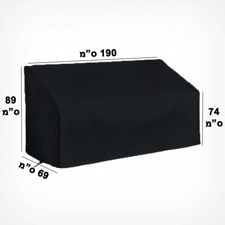 כיסוי לספסל 190 סמ