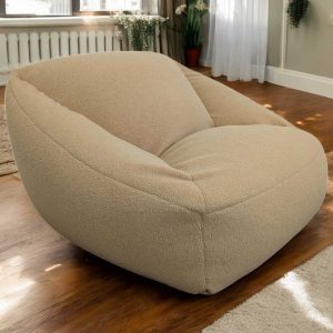 פוף דגם Lounge חום בהיר