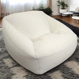 פוף דגם Lounge לבן